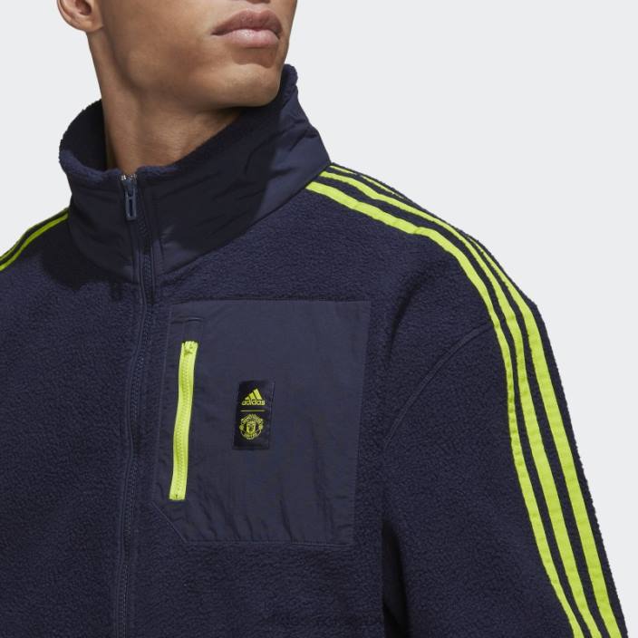 Adidas jachetă ink manchester united lifestyler fleece adidas bărbați cerneală 2JBN14433