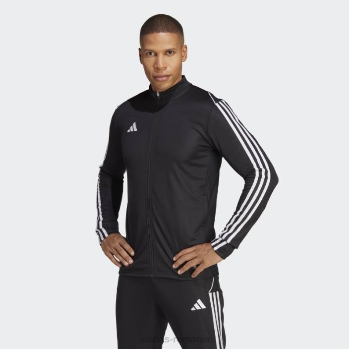 Adidas jachetă neagră de antrenament league tiro 23 bărbați negru 2JBN4870