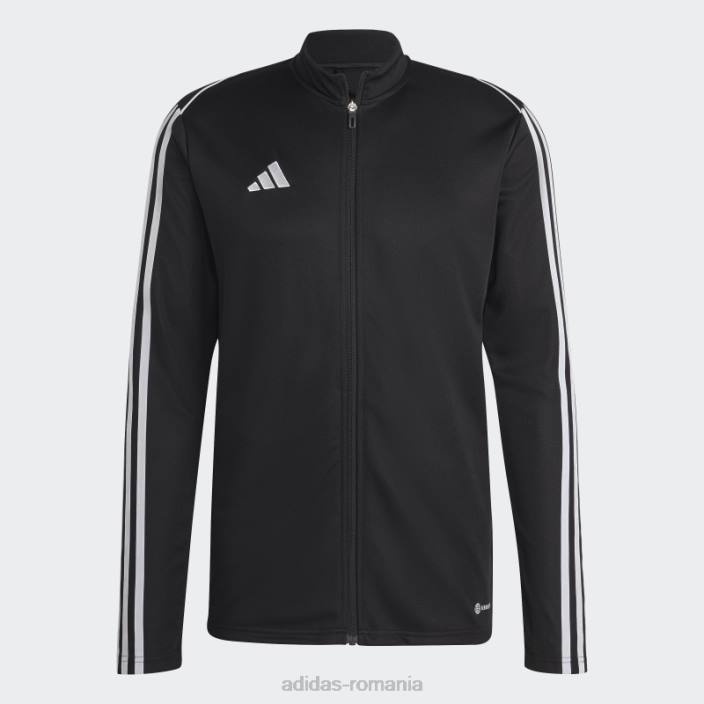 Adidas jachetă neagră de antrenament league tiro 23 bărbați negru 2JBN4870
