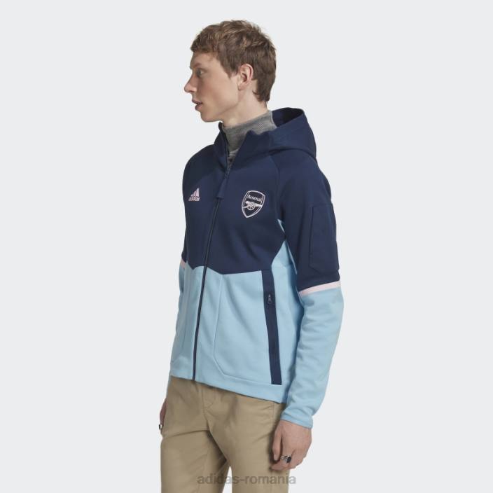 Adidas jacheta arsenal anthem bleumarin adidas bărbați albastru marin 2JBN13686