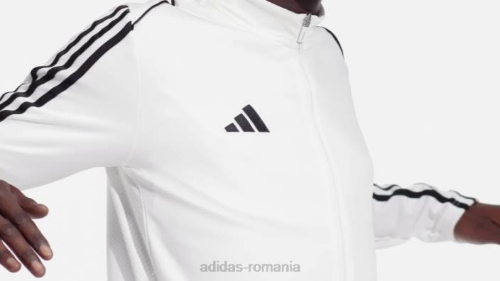 Adidas jacheta de antrenament liga 23 alb fashion bărbați alb 2JBN6163