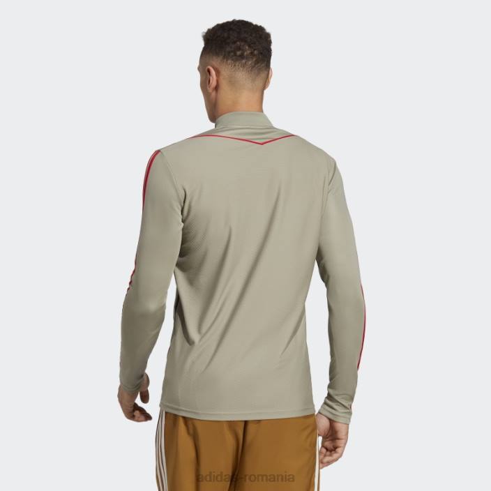 Adidas jacheta de antrenament liga tiro 23 argintie pebble adidas bărbați pietriș argintiu/stacojiu 2JBN6054