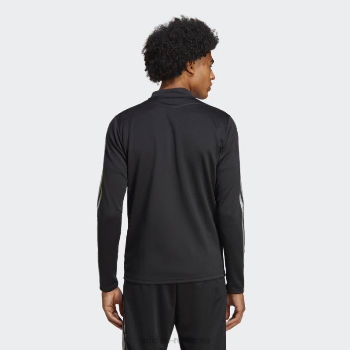 Adidas jacheta de antrenament tiro reflectorizanta neagra adidas bărbați negru argintiu 2JBN6198