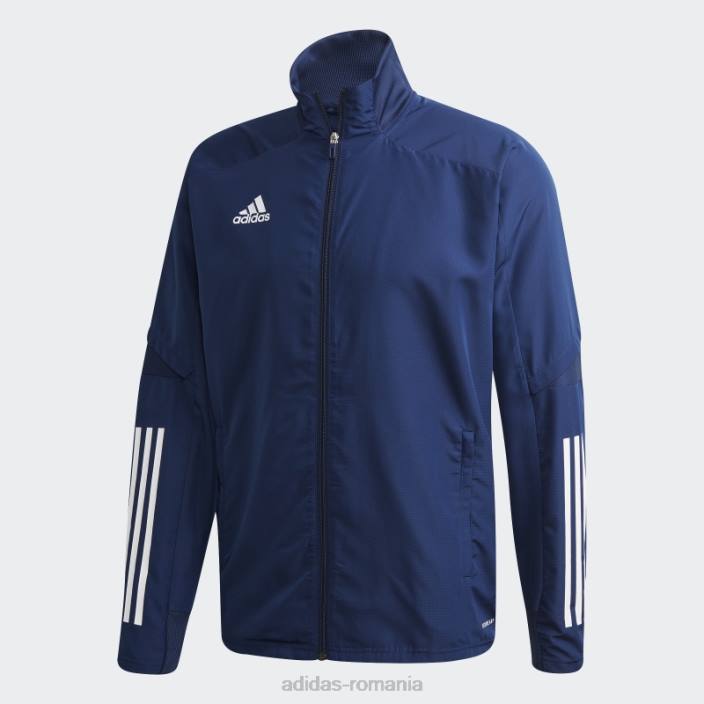 Adidas jacheta de prezentare condivo 20 bleumarin bărbați bleumarin/alb 2JBN15140