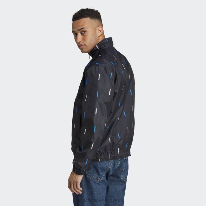 Adidas jacheta manchester united anthem neagra adidas bărbați negru 2JBN13434