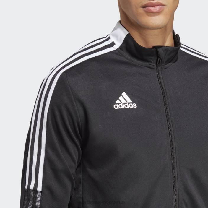 Adidas jacheta tiro 21 neagra bărbați negru 2JBN4879