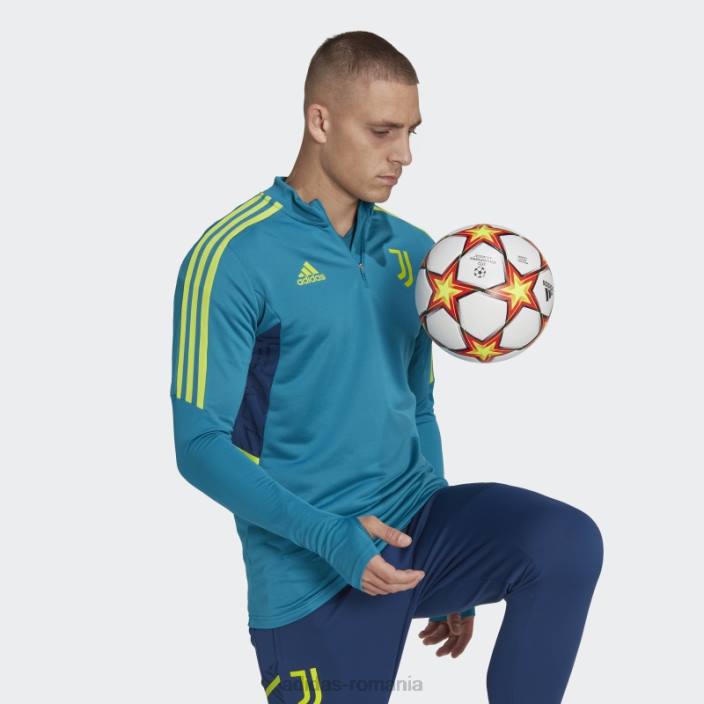 Adidas juventus condivo 22 training top teal bărbați teal 2JBN14240