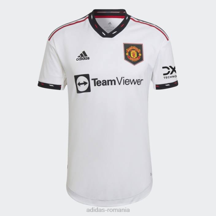 Adidas manchester united 22/23 deplasare tricou autentic alb adidas bărbați alb 2JBN13266