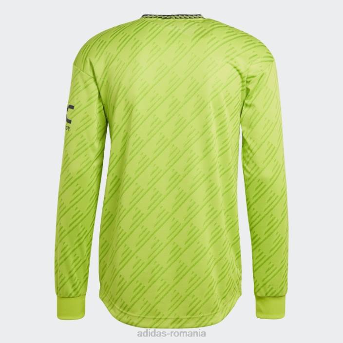 Adidas manchester united 22/23 mânecă lungă treilea tricou autentic slime bărbați slime 2JBN13712