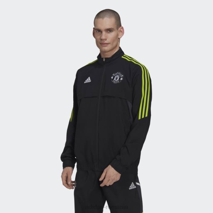 Adidas manchester united condivo 22 prezentare trening top negru bărbați negru 2JBN13664