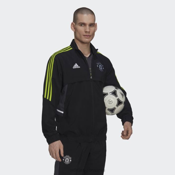 Adidas manchester united condivo 22 prezentare trening top negru bărbați negru 2JBN13664