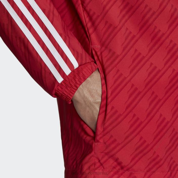 Adidas manchester united dna windbreaker adidas roșu real bărbați roșu adevărat 2JBN15210