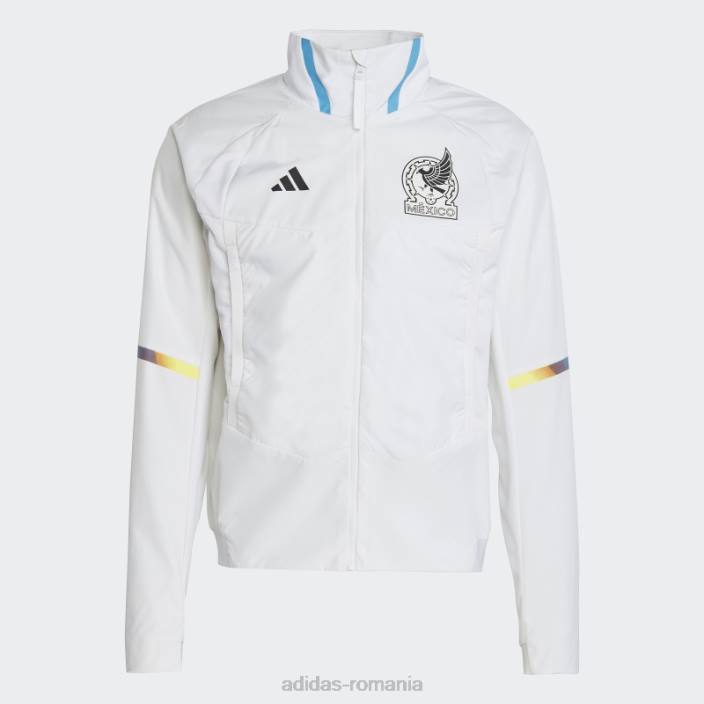 Adidas mexico game day himn jachetă albă adidas bărbați alb 2JBN7140