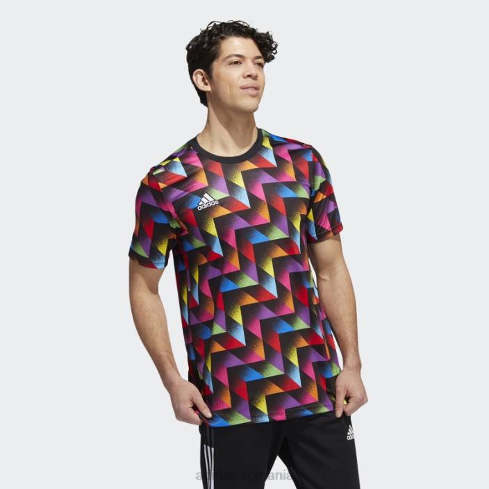 Adidas mls lgbtq+ tricou pre-meci multicolor bărbați multicolor 2JBN13688