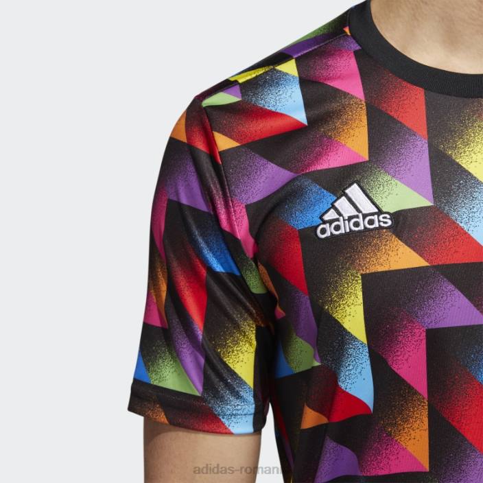 Adidas mls lgbtq+ tricou pre-meci multicolor bărbați multicolor 2JBN13688