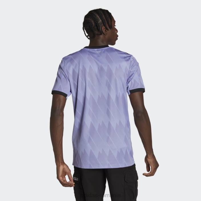 Adidas mov deschis real madrid 22/23 deplasare tricou moda bărbați violet deschis 2JBN1450
