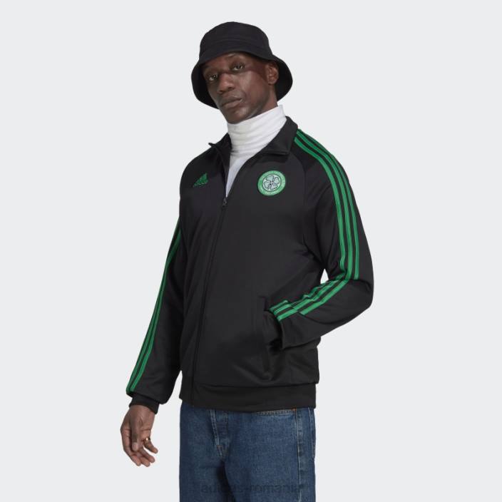 Adidas negru celtic fc dna track top bărbați negru 2JBN14195