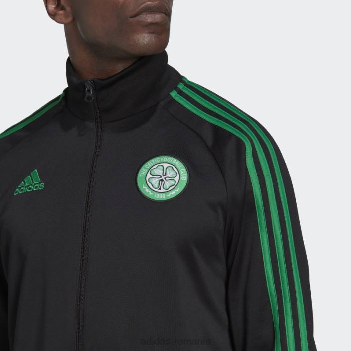 Adidas negru celtic fc dna track top bărbați negru 2JBN14195