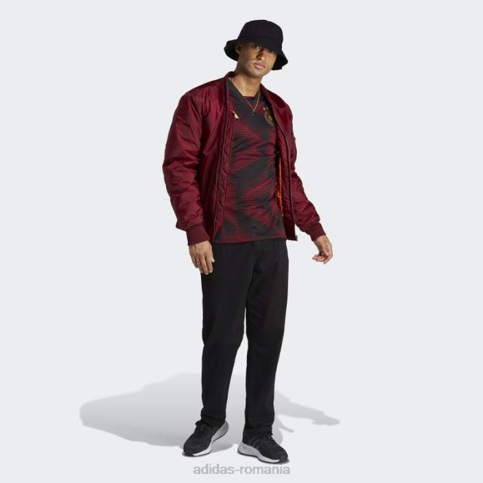 Adidas negru germania 22 deplasare tricoul fierbinte bărbați negru 2JBN6429