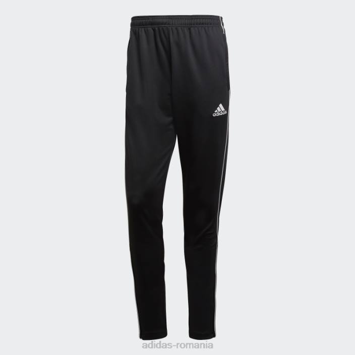 Adidas pantaloni de antrenament core 18 negru bărbați alb negru 2JBN15152