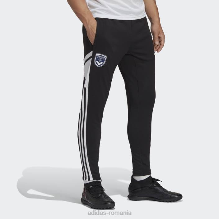 Adidas pantaloni de antrenament girondins de bordeaux negri bărbați negru 2JBN14423