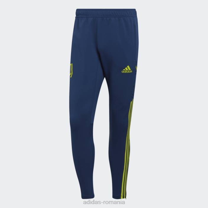 Adidas pantaloni de antrenament juventus condivo 22 albastru misterios bărbați mister albastru/slime 2JBN14099
