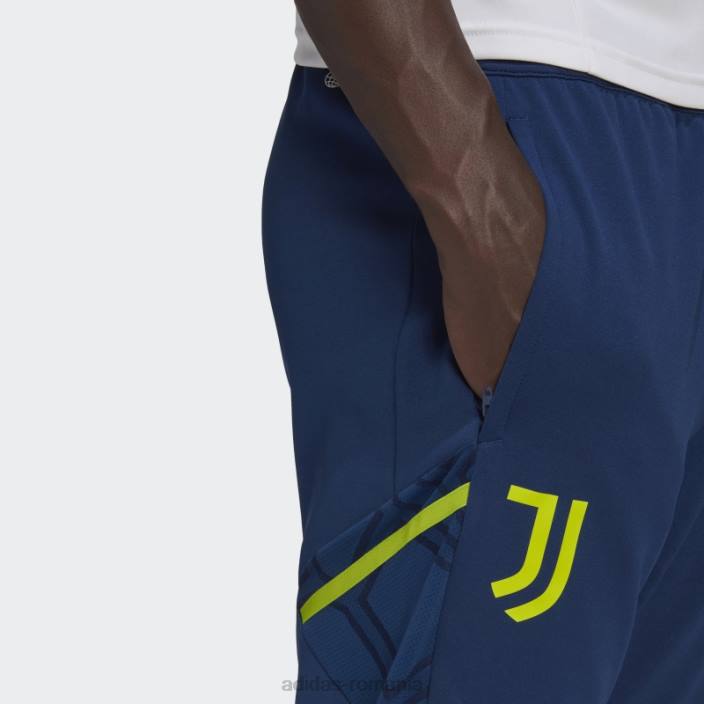 Adidas pantaloni de antrenament juventus condivo 22 albastru misterios bărbați mister albastru/slime 2JBN14099