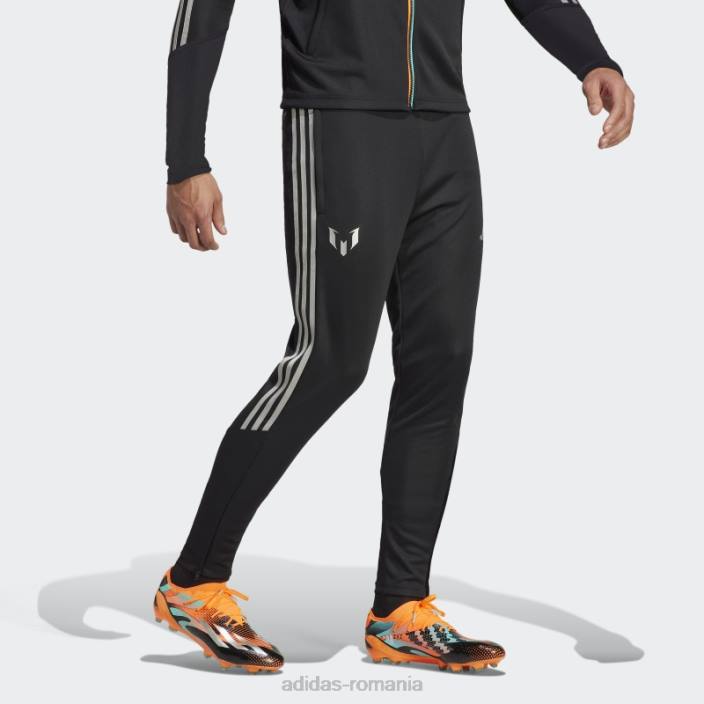 Adidas pantaloni de antrenament messi negri bărbați negru 2JBN6175