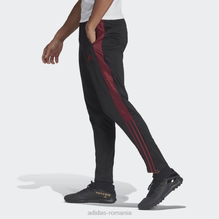 Adidas pantaloni de sport tiro negri adidas bărbați negru 2JBN14832