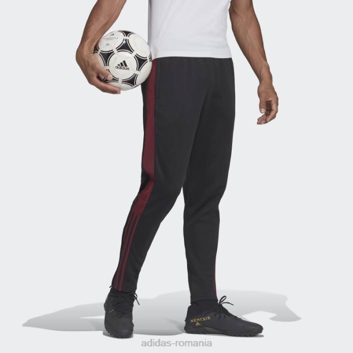 Adidas pantaloni de sport tiro negri adidas bărbați negru 2JBN14832