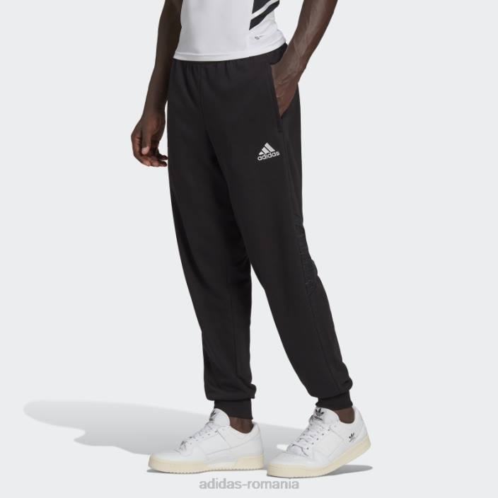 Adidas pantaloni de trening condivo 22 negru bărbați alb negru 2JBN13678