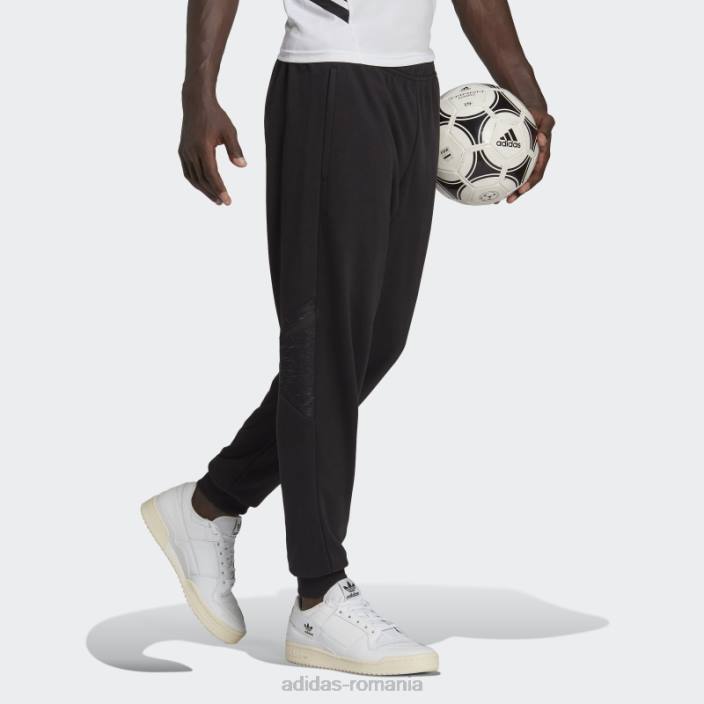 Adidas pantaloni de trening condivo 22 negru bărbați alb negru 2JBN13678