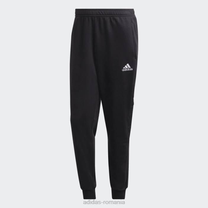 Adidas pantaloni de trening condivo 22 negru bărbați alb negru 2JBN13678