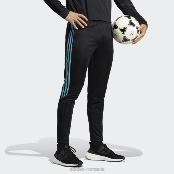 Adidas pantaloni de trening de antrenament club tiro 23 albastru bărbați negru/albastru 2JBN13135