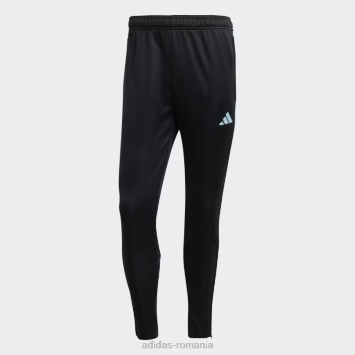Adidas pantaloni de trening de antrenament club tiro 23 albastru bărbați negru/albastru 2JBN13135