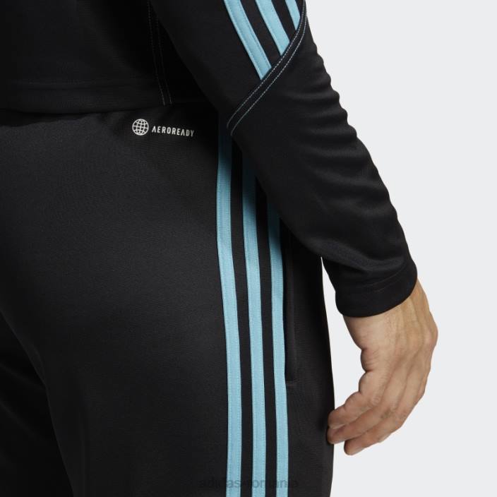 Adidas pantaloni de trening de antrenament club tiro 23 albastru bărbați negru/albastru 2JBN13135