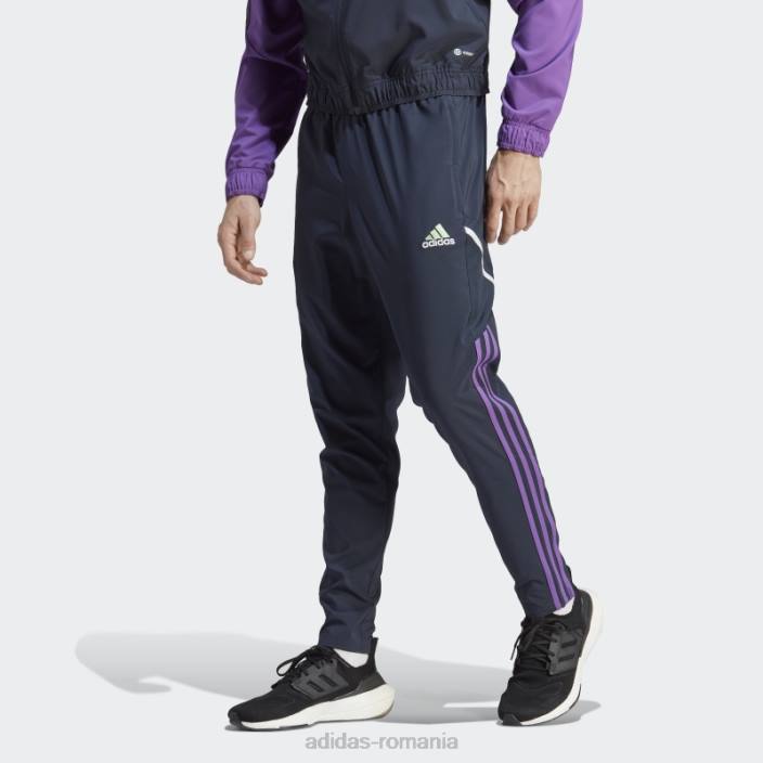 Adidas pantaloni de trening de prezentare real madrid condivo 22 bleumarin de noapte bărbați marina de noapte 2JBN14062