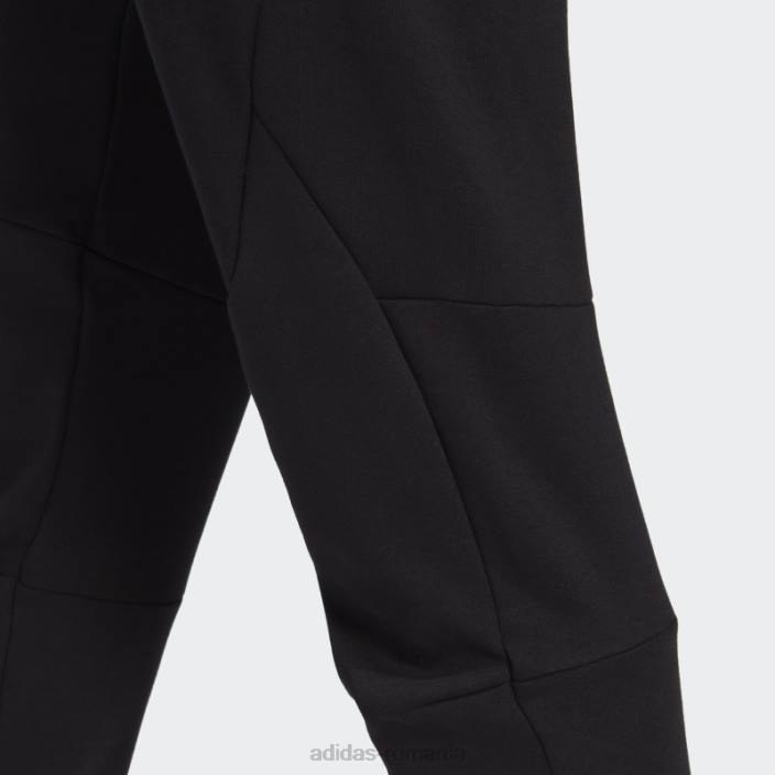 Adidas pantaloni de trening de voiaj real madrid negru bărbați negru/violet 2JBN13646