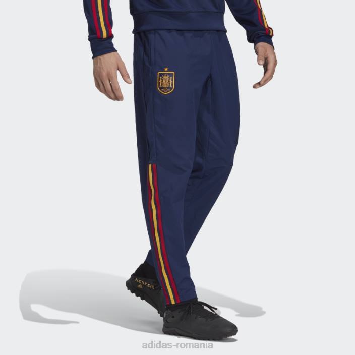 Adidas pantaloni de trening de voiaj spania bleumarin bărbați albastru marin 2JBN14926
