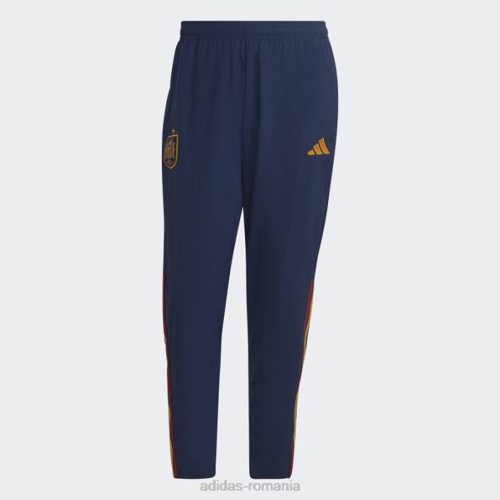 Adidas pantaloni de trening de voiaj spania bleumarin bărbați albastru marin 2JBN14926