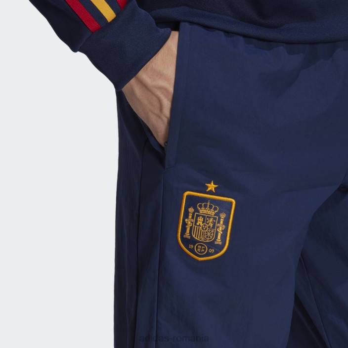 Adidas pantaloni de trening de voiaj spania bleumarin bărbați albastru marin 2JBN14926