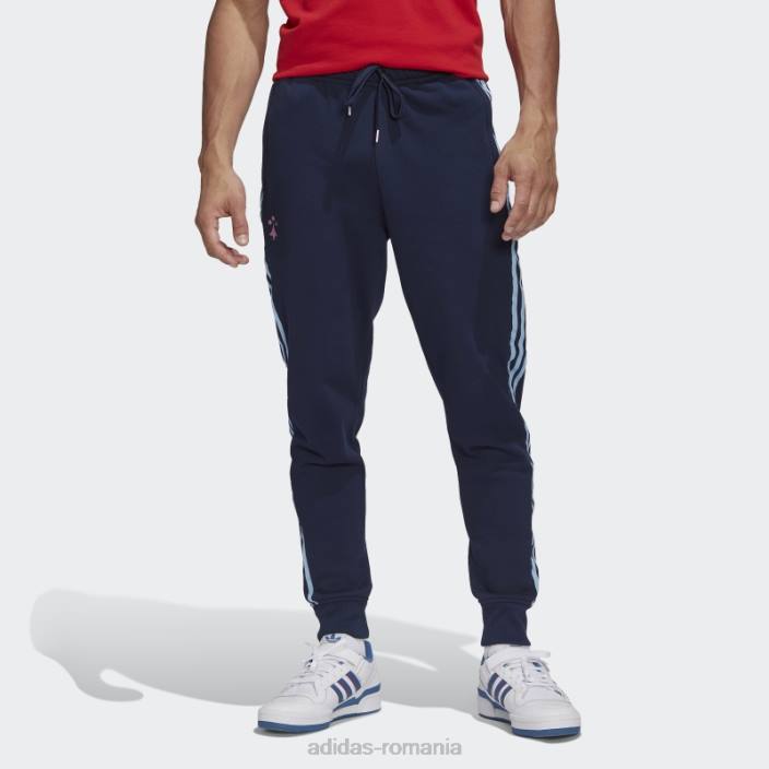 Adidas pantaloni de trening din bumbac greu arsenal lifestyler bleumarin adidas bărbați marina 2JBN14268