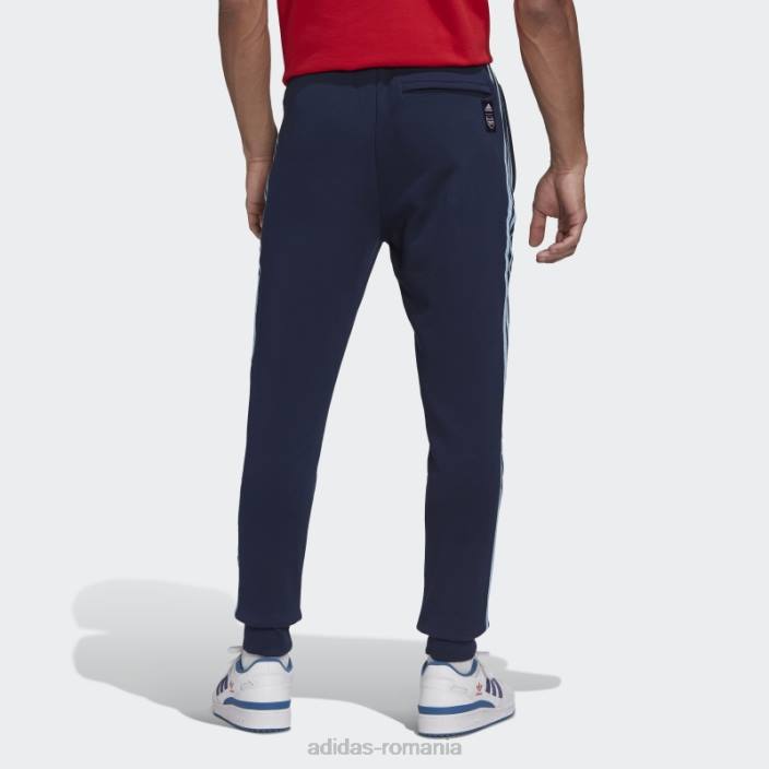 Adidas pantaloni de trening din bumbac greu arsenal lifestyler bleumarin adidas bărbați marina 2JBN14268