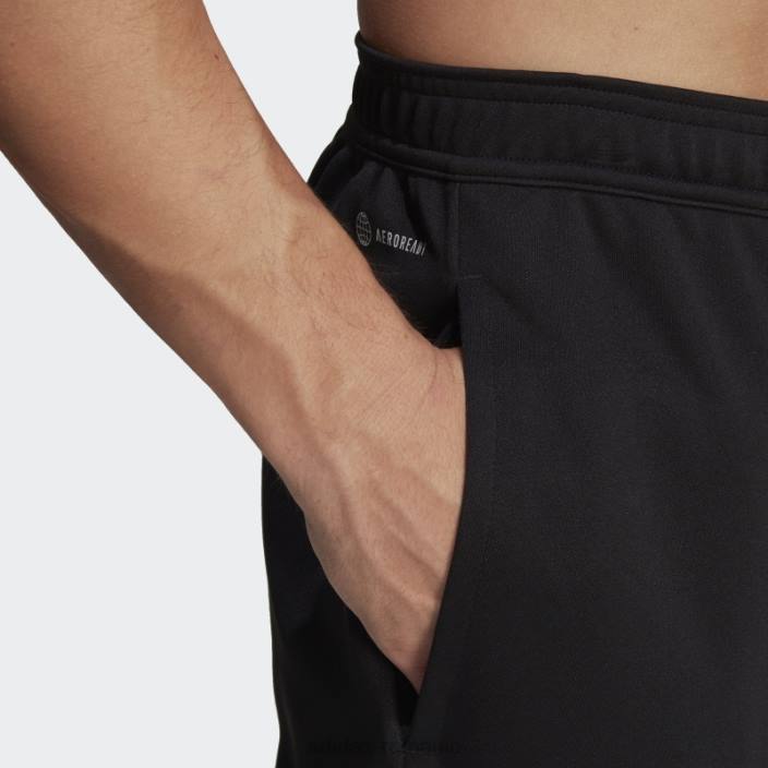 Adidas pantaloni de trening entrada 22 3/4 negru adidas bărbați negru 2JBN13200