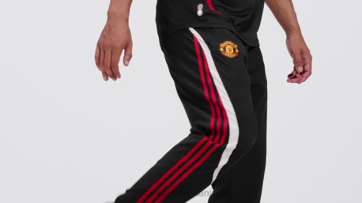 Adidas pantaloni de trening țesuți manchester united teamgeist negru adidas bărbați negru 2JBN15300