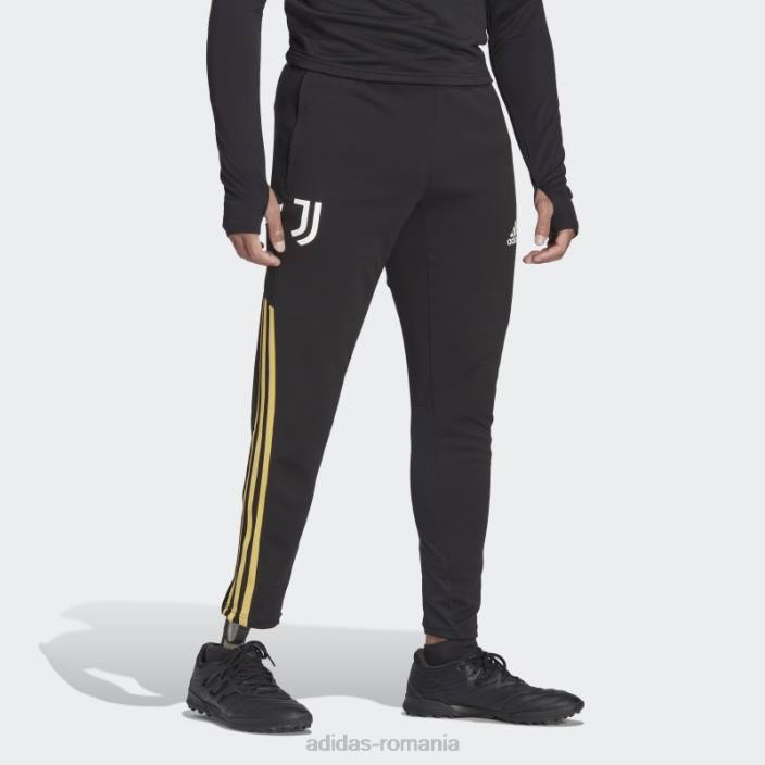 Adidas pantaloni de trening juventus condivo 22 negru bărbați alb negru 2JBN13795