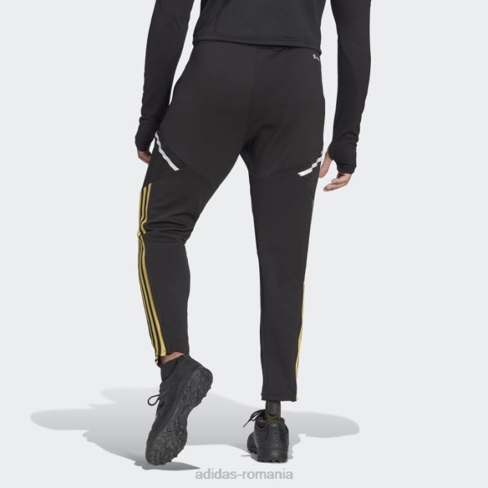 Adidas pantaloni de trening juventus condivo 22 negru bărbați alb negru 2JBN13795