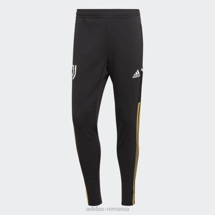 Adidas pantaloni de trening juventus condivo 22 negru bărbați alb negru 2JBN13795