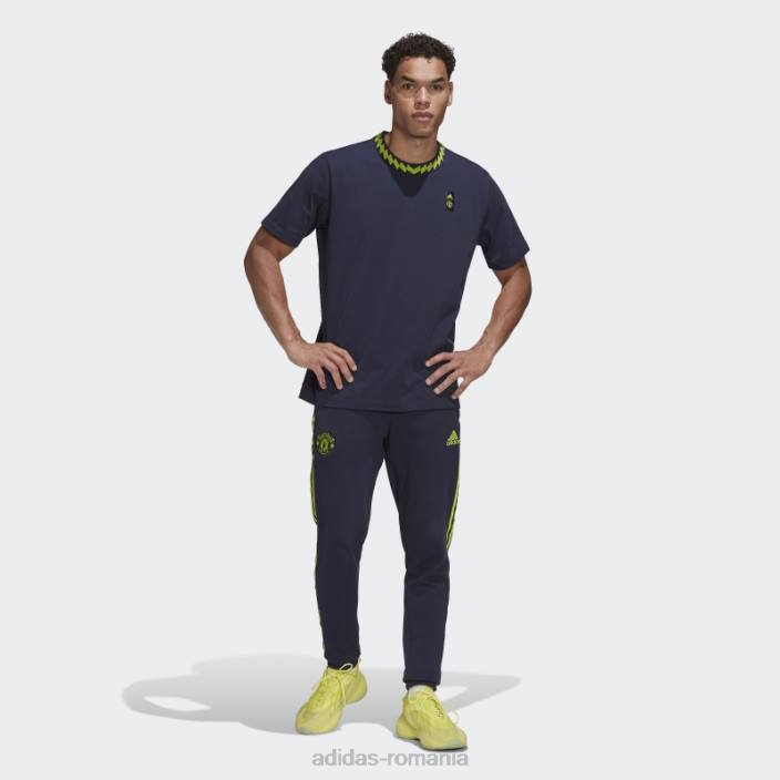 Adidas pantaloni de trening manchester united lifestyler ink bărbați cerneală 2JBN13813