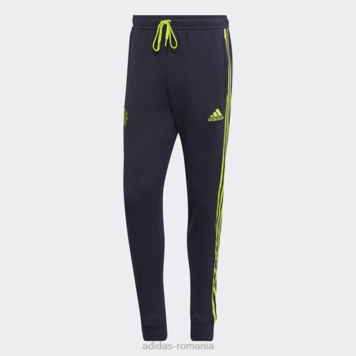 Adidas pantaloni de trening manchester united lifestyler ink bărbați cerneală 2JBN13813